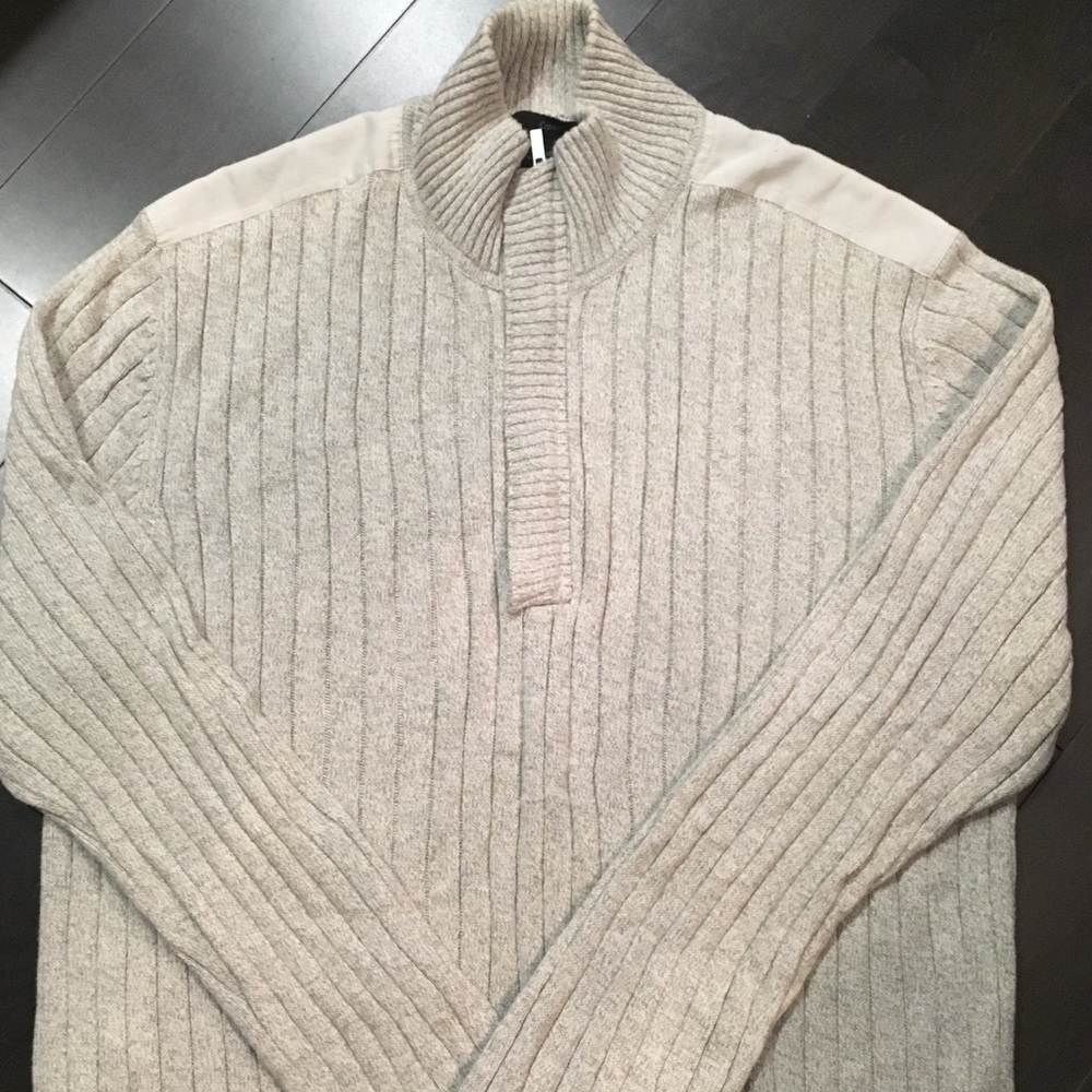 Calvin Klein Jeans | XL ribbed 1/2 zip sweater